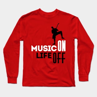 Music On (white) Long Sleeve T-Shirt